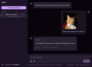 WebUI screenshot